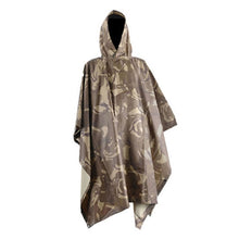 Load image into Gallery viewer, Rain Military Waterproof Camo Raincoat - Poncho for Camping, Fishing, Motorcycle, etc.