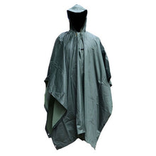 Load image into Gallery viewer, Rain Military Waterproof Camo Raincoat - Poncho for Camping, Fishing, Motorcycle, etc.