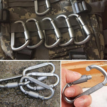 Load image into Gallery viewer, Tonquu 6pcs Kit Survival Carabiners