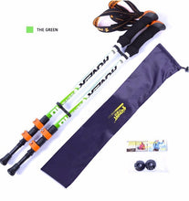 Load image into Gallery viewer, Pioneer Ultra-light Adjustable Trekking Stick Alpenstock Carbon Fiber Pole 1pc