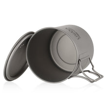 Load image into Gallery viewer, Lixada Titanium Cup, Outdoor Mug with Lid Handle 300/350/550/650ml