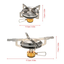 Load image into Gallery viewer, Lixada Mini Camping Gas Stoves 3500W Ultralight Portable Outdoor Hiking Backpacking Picnic Cooking Stove for Camping BBQ