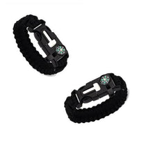 Load image into Gallery viewer, New Mens Outdoor Tool Camping Equipment  Multifunctional Outdoor Survival Bracelet Fishing Line Hooks Compass Survival Wristband