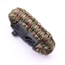 Load image into Gallery viewer, New Mens Outdoor Tool Camping Equipment  Multifunctional Outdoor Survival Bracelet Fishing Line Hooks Compass Survival Wristband