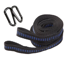 Load image into Gallery viewer, Set of 2pcs Hammock Straps + 2pcs Carabiners and Storage Bag